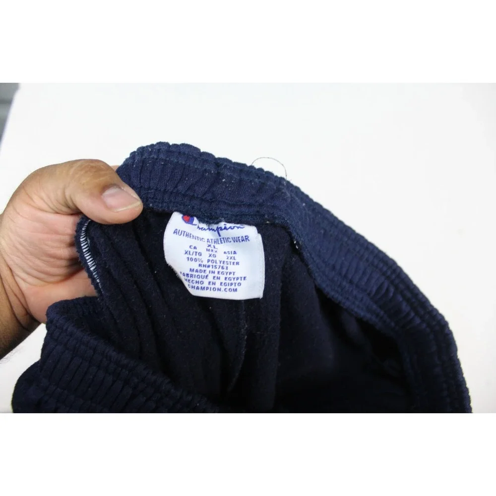 Champion Men Blue Sweat Shorts Casual Fleece Authentic Athleticwear Size XL